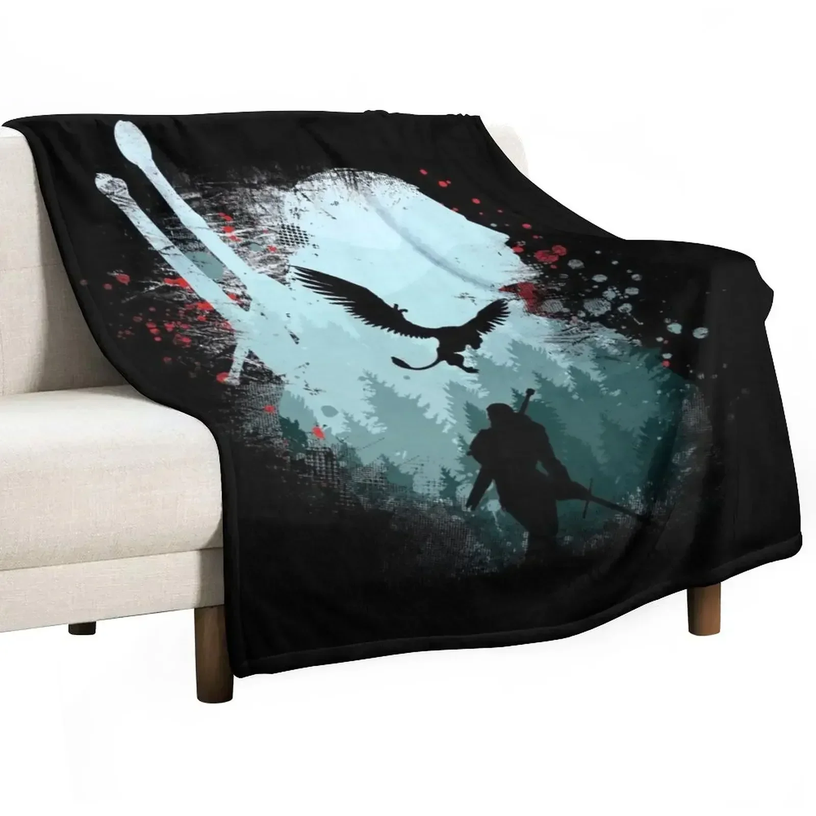 

Silent Hunter Throw Blanket Large Multi-Purpose Blankets