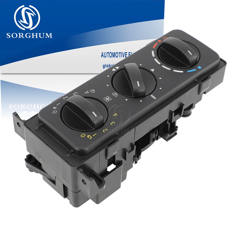 

A9408200097 A9438200026 Кнопка переключения панели отопителя кабины управления кондиционером для грузовика Mercedes Benz 52437835 9408200097