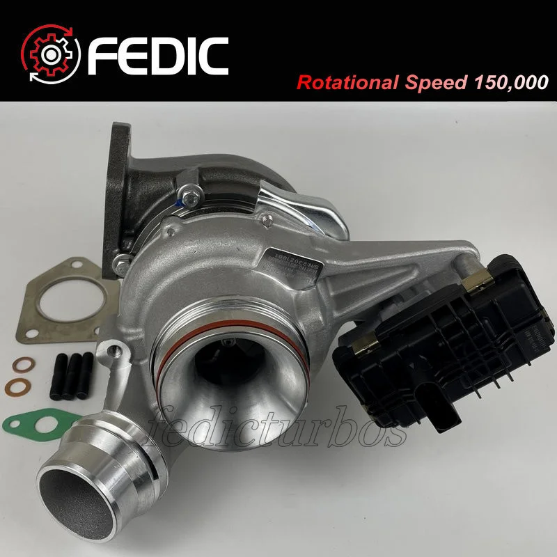 Turbocharger RHV4-T39 8512379, 8512454 full turbo for Mini Cooper Clubman Clubvan Countryman Paceman Roadster 2.0D N47N 2009