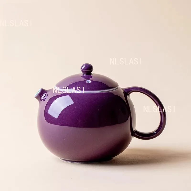 

Чайник из исинской фиолетовой глины Xishi, маленький китайский чайник для дома, керамический чайник, набор для чаепития Кунг-фу, аксессуары для чайной церемонии