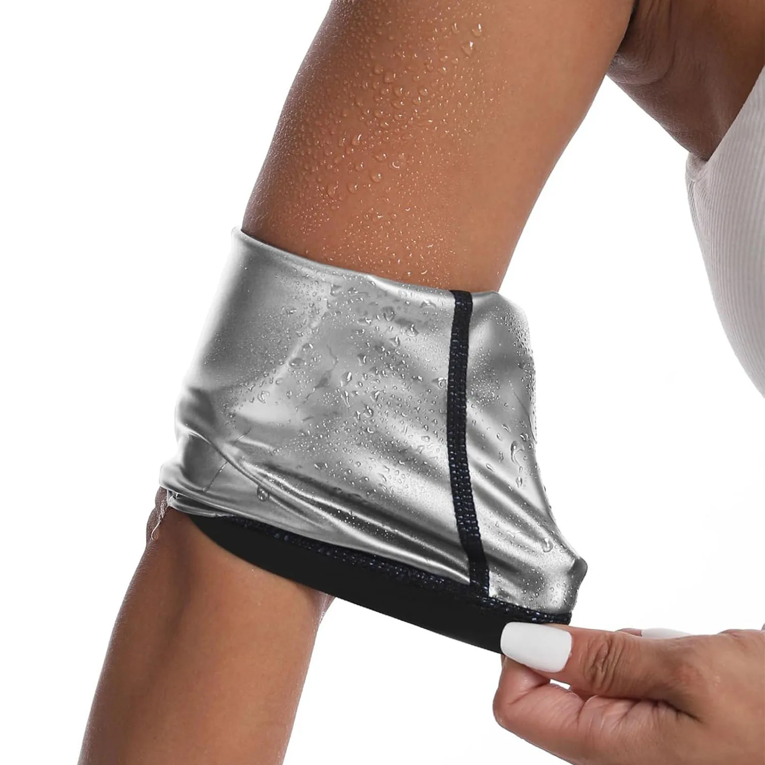 Women's Arm Sleeves For Sweat-Absorbent & Slimming Mobile phone arm bag During Yoga, Running, Workout