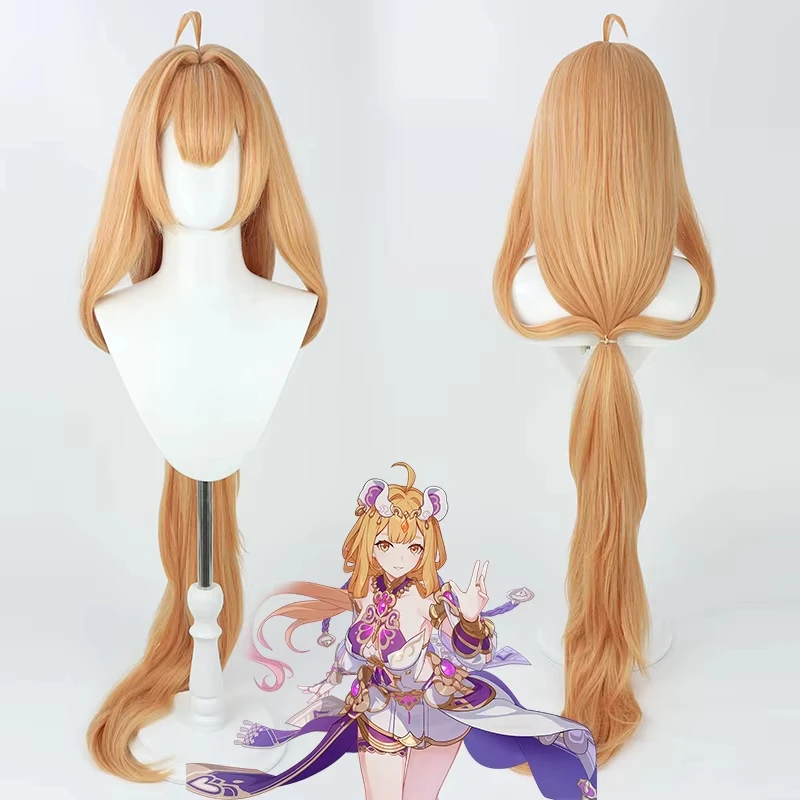 

Susannah Manatt Cosplay Wig Honkai Impact Valkyrie Quicksand Heat Resistant Synthetic Hair Halloween Costume Role Play Wigs