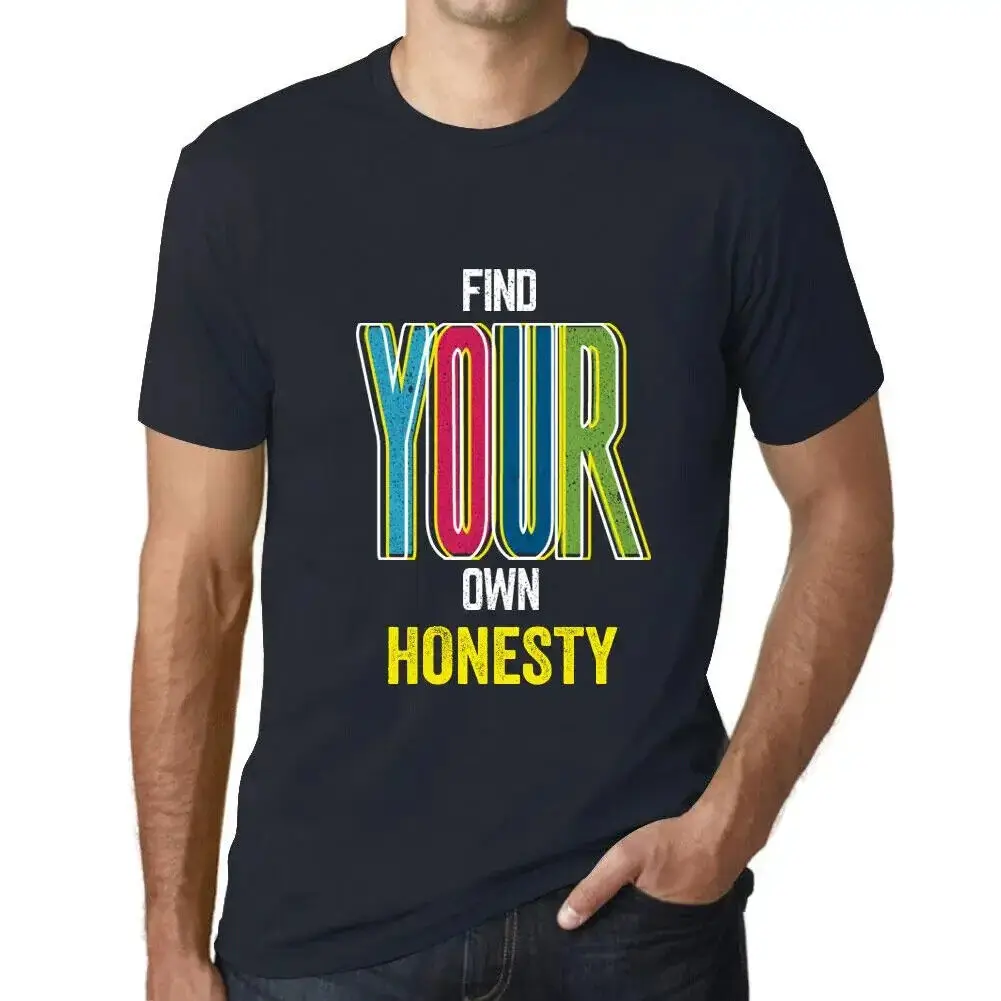 Мужская футболка с надписью «Find Your Own Honesty»