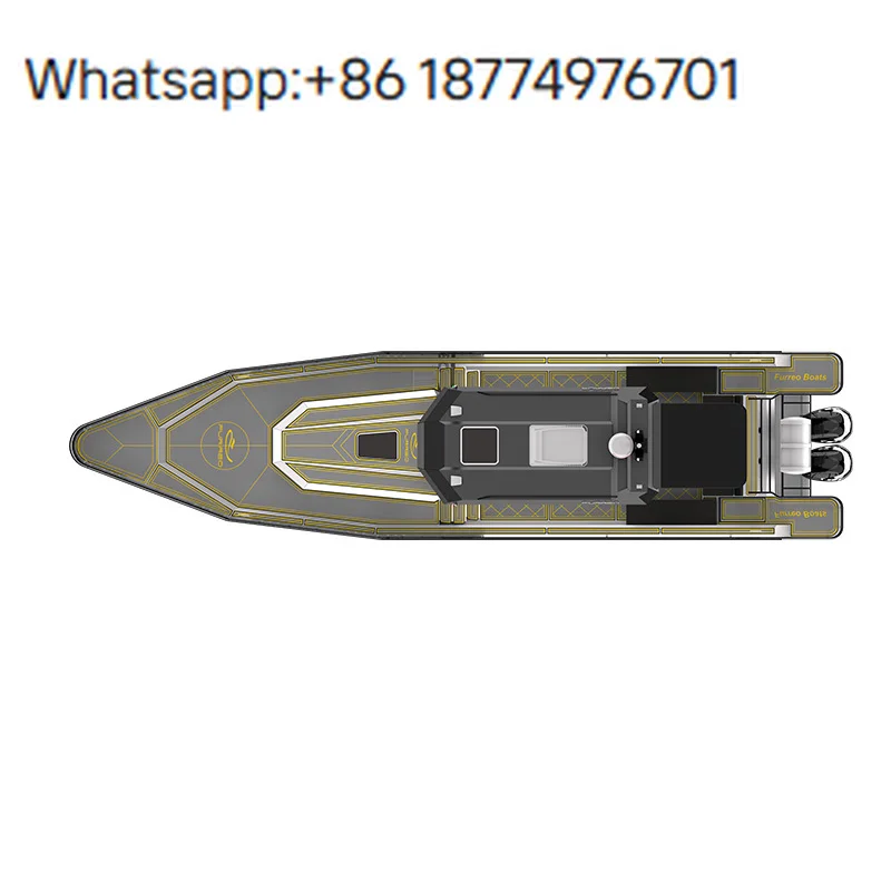 Advanced Good Performance Aluminum Fast Fishing Boat Yacht for Sale