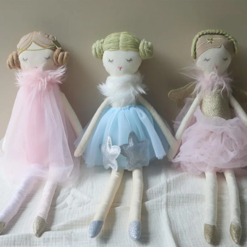 2025 Original nueva muñeca de tela para niños muñeca relajante PP juguete de malla de algodón regalo para niña princesa regalo de cumpleaños