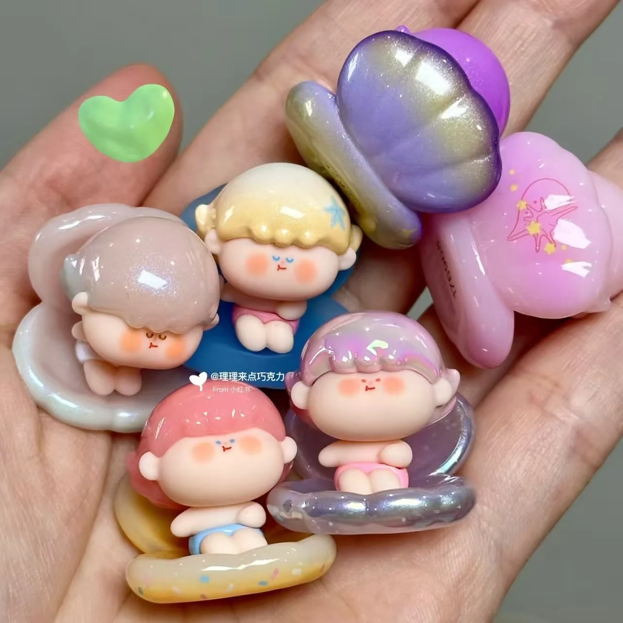 Original Spot Amaryllis Shell Cute Grain Ocean Beach Blind Box Blind Bag Cute Gift Handmade Model Ornament Action Figure Toy