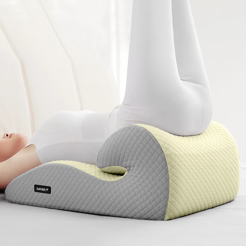 

Intimacy Wedge Pillow for Couples Lying and Sitting in Bed Wedge Pillow for Headboard Ergonomic Support for Back Pain Removable
