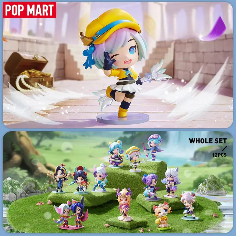 

POP MART Fight For the Golden Spatula Chibi Series Mystery Box Genuine Blind Box Guess Bag Ornament Figurines Home Decor Desktop