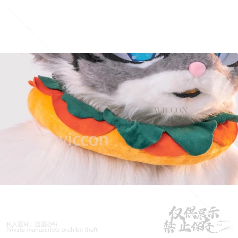 كوس الحيوان Kawaii برغر Cutecore تأثيري فروي Furrsuit أغطية الرأس زي مخصص لطيف قبعة وشاح الحلو موضة أنيمي موحدة