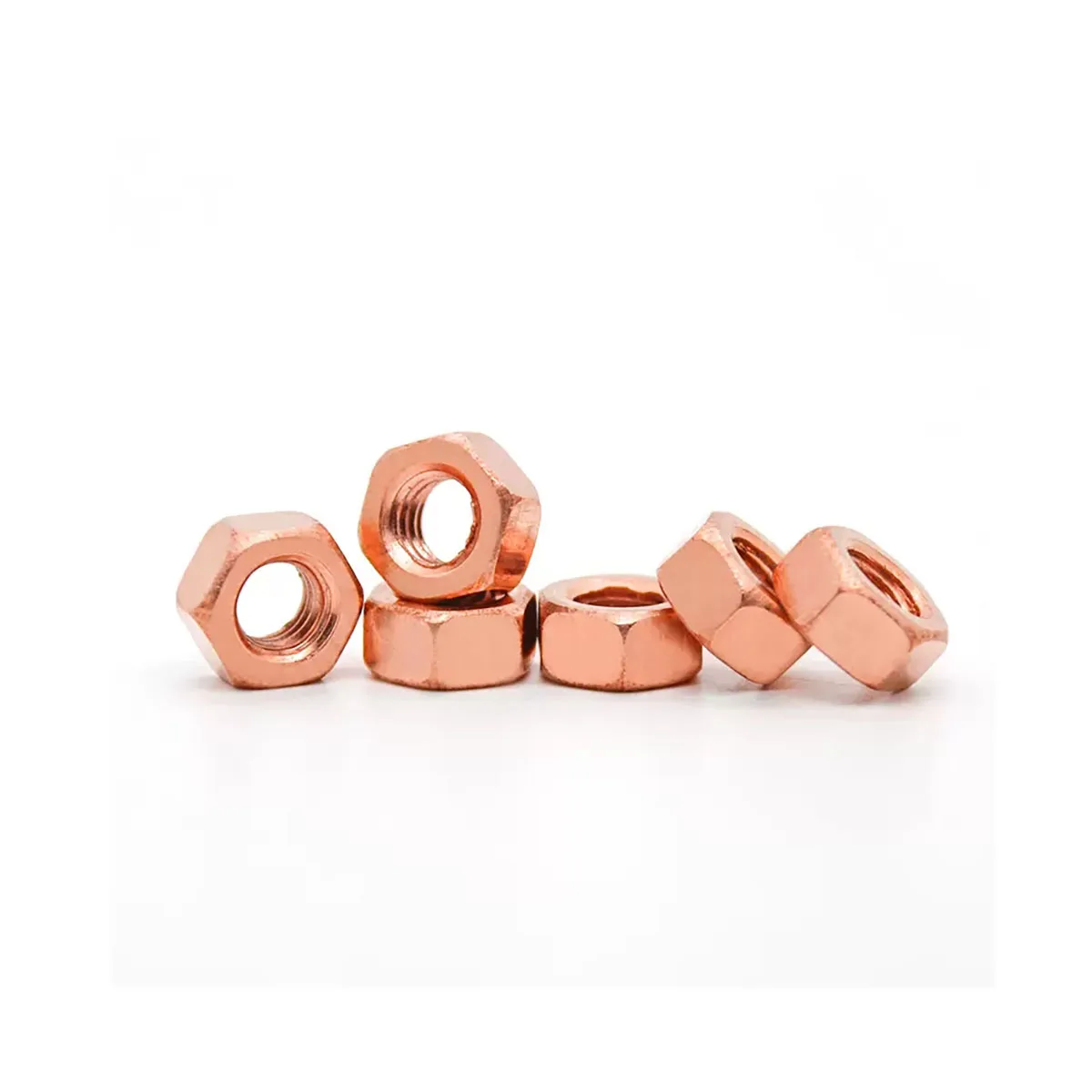 Red Copper Hexagonal Nut/Screw Cap M3M4M5M6M8