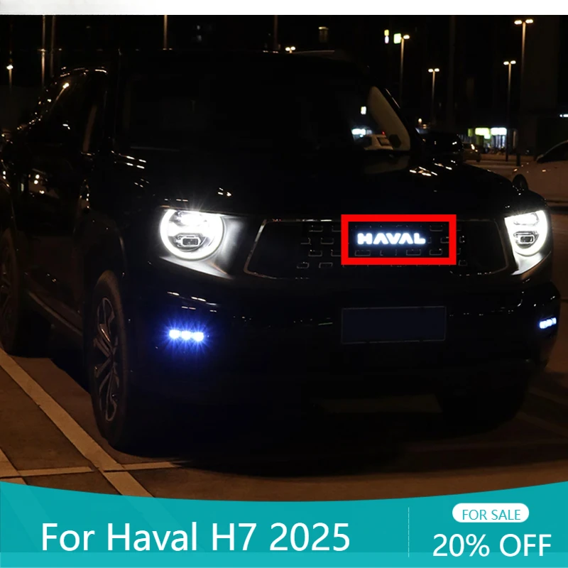 

Car Styling Luminous Emblem Grille Dynamic Flowing Light Emblem Illuminated Auto Modificaiton Accessories For Haval H7 2025