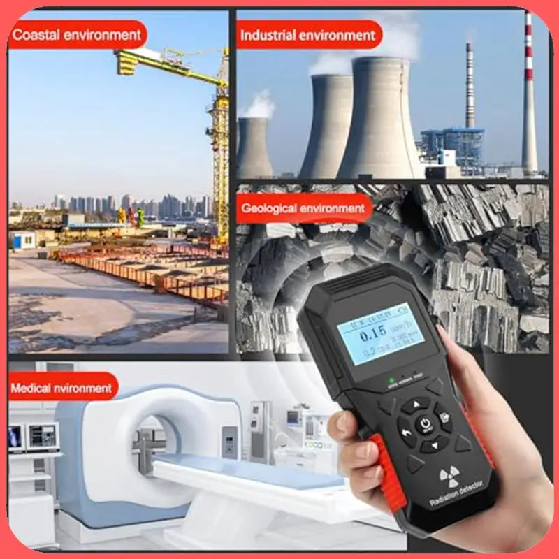 

AA89-1 PCS Black ABS Geiger Counter Nuclear Radiation Detector Nuclear Wastewater Radiation Dosimeter