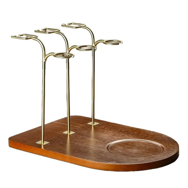 Chinese red wine glass rack household upside down wine rack grape goblet storage rack ornament