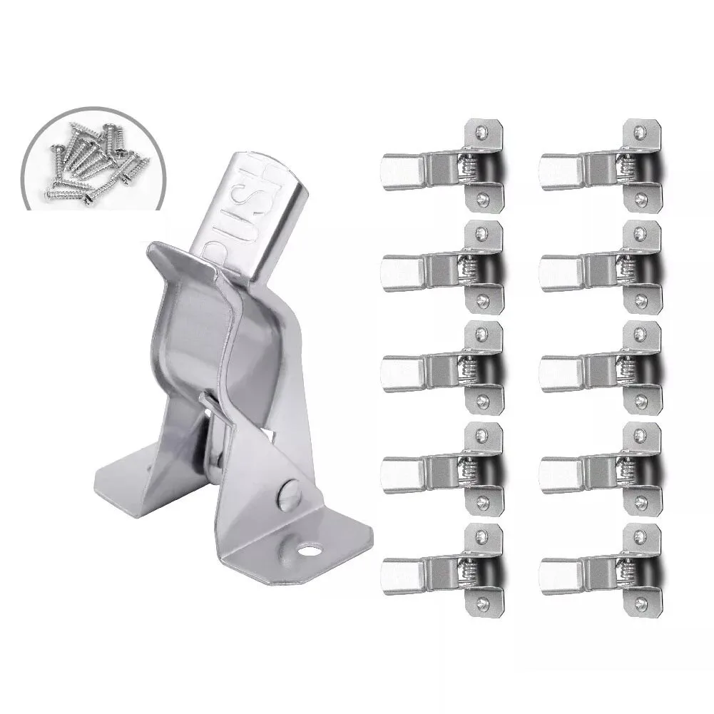 10Pcs Shovel Holders Outdoor Garden Wall Mount Tool Holder Metal Spring Clips For Garage Shed Organizers Yard Tool Organizer