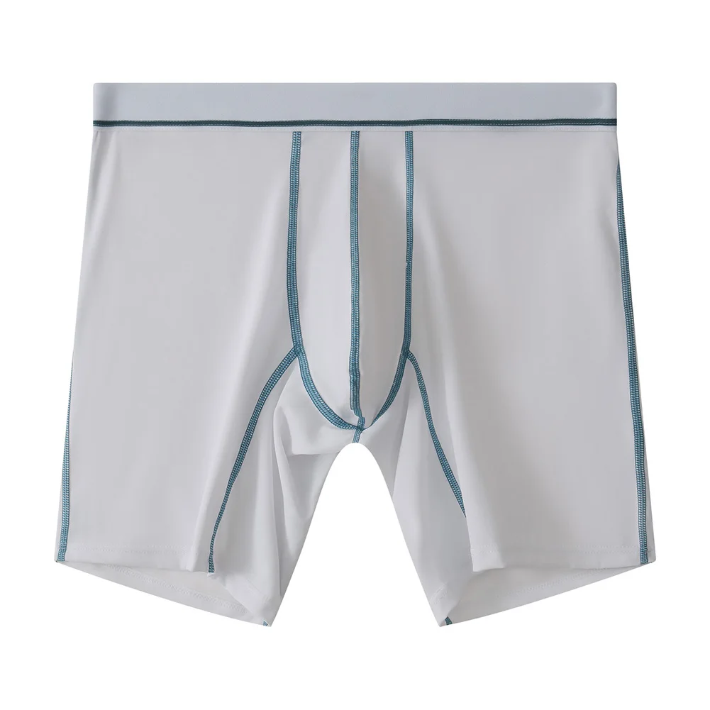 

Men Large Pouch Lengthen Underwear For Man Boxers Breathable Lingerie Ultra Hot Anti-chafing Panties Trunks Men's Underpants