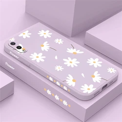 Soft Silicone Case For Samsung Galaxy A02S A04E A03S A51A10 A15 A20S A21S A22 A30 A42 A50 Daisies Flower Shockproof Phone Cover