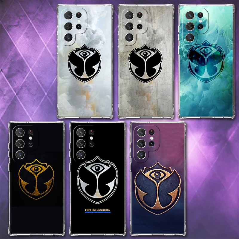 Music Festival Tomorrowlands Soft Phone Case For Samsung Galaxy S26 S25 Edge S24 S23 Ultra S21 S20 FE S22 Plus + Pattern Back Co