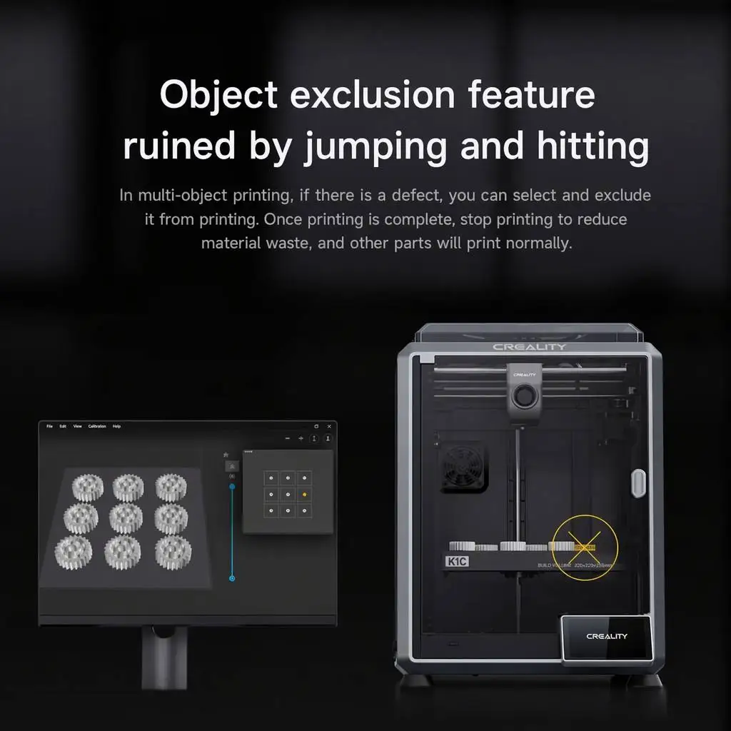 New 3D Printer  High-Speed (600mm/s) Dual Auto-Leveling High-Temperature High-Precision High-Flow 300x300x300mm 1 Year Lab