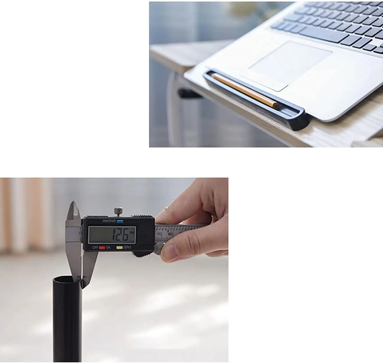 Pandair-Móvel Standing Desk com Rodas, Storage Desk, Home Workstation, Ajustável Computer Desk Cart