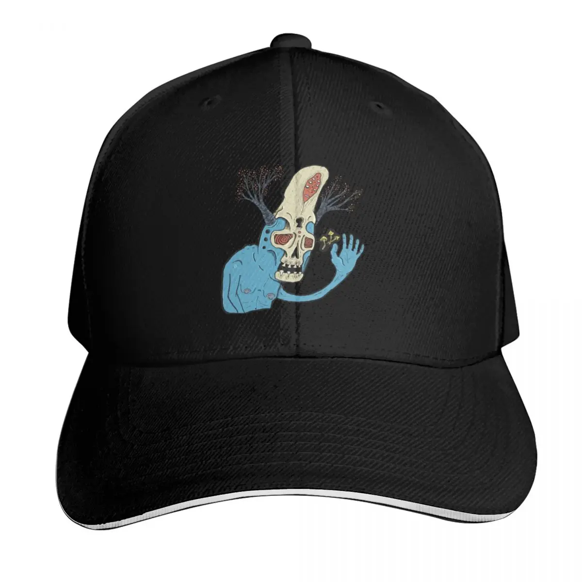 

Mushroom Madness Creature Baseball Cap hats for men fun hats Icon fashionable For Men Women's