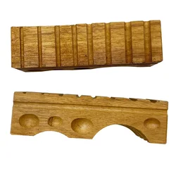 1PCS High Hardness Timber Jewelry Wood Forming Block Grooved Channels Spheres Wooden Cuboid Jewelry Making Tool