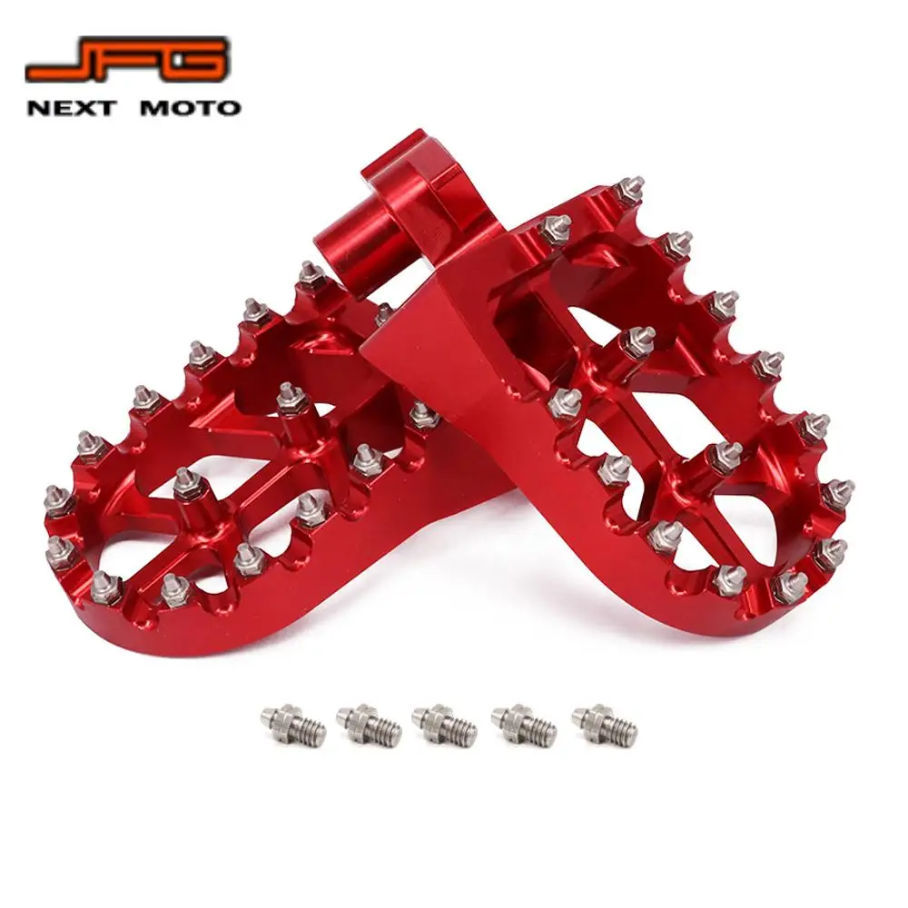 

Подставка для ног мотоцикла, подножки, электрический велосипед для грязи для CR125R CR250R 1995-1999 CR50 1995-2001, педаль для мотокросса JFG с ЧПУ