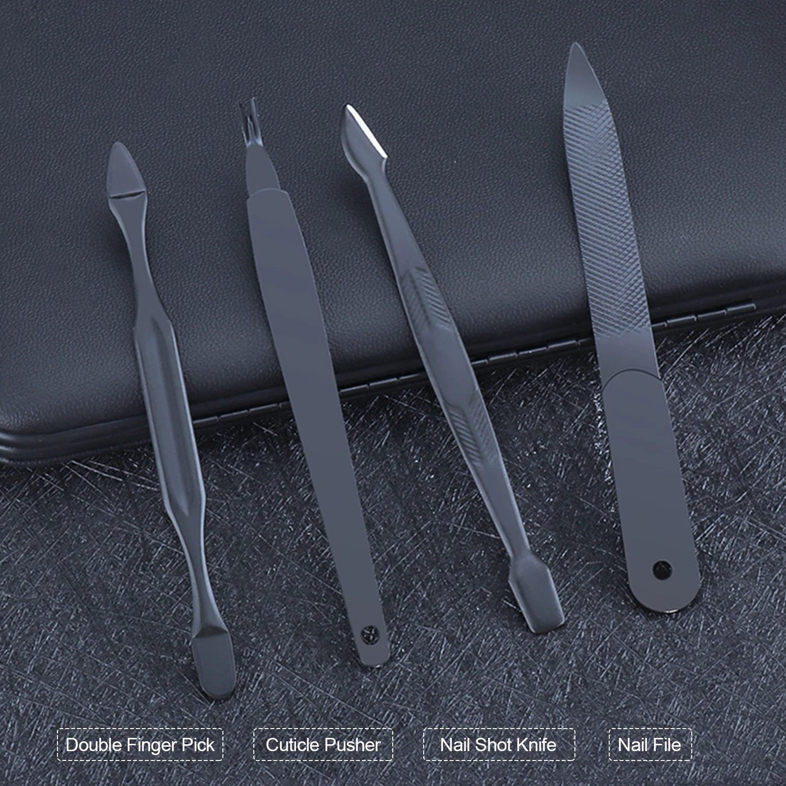 Manicure Set with Case Professional Pedicure Set Nail Clipper Stainless Steel Salon Grooming Kit for Men Women