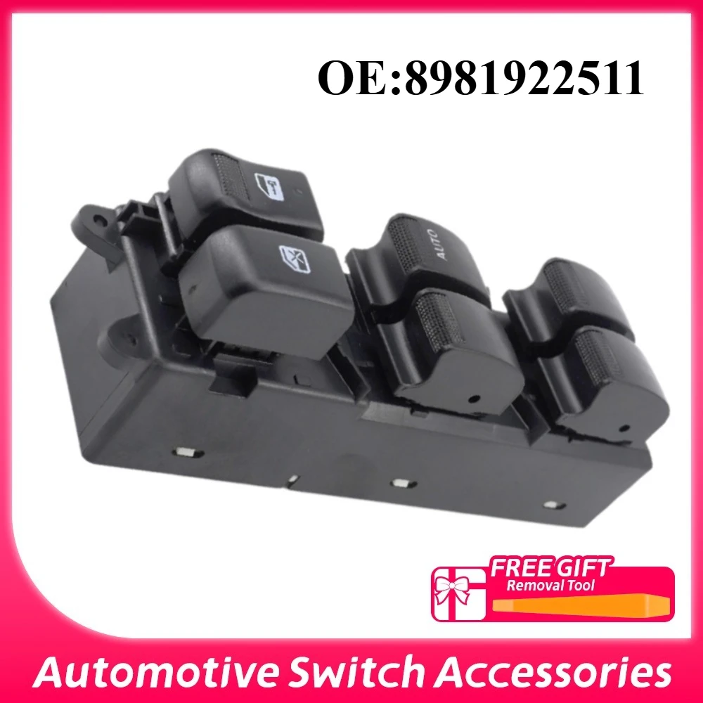8981922511 Electric Power Window Switch Control For Isuzu Dmax/Rodeo Rt50/Rt85 Pickup 2012 2013 2014 2015 2016 2017 2018 2019
