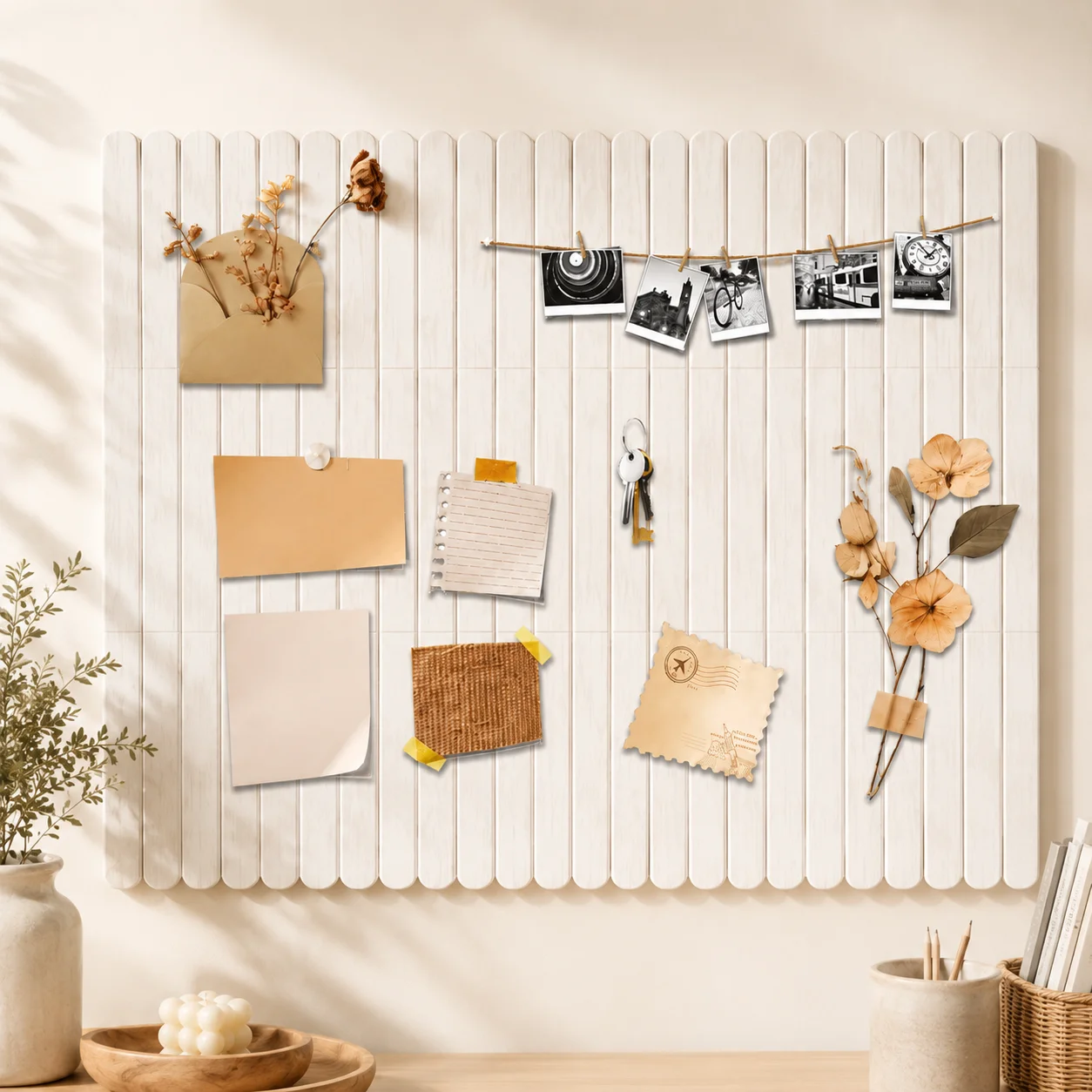 Decorative Felt Board Wall Stickers Cork Bulletin Display Pin Board for Home Office Decor Felt Wall Stickers for Kids Room