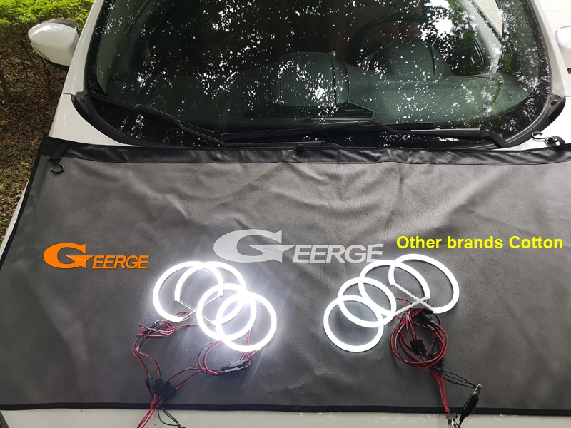 Geerge สําหรับ Volkswagen VW Golf Mk1 Mk2 GTI ยูโรไฟหน้า Ultra Bright LED Angel Eyes Halo แหวนชุดวันไฟเลี้ยวสัญญาณ