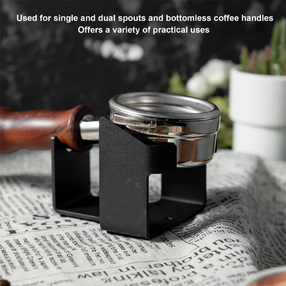 Portafilter Stand Coffee Tamper Station Coffee Tamping Stand Tamper Mat Portafilter Holder For 51/53/54/58MM Coffee Portafilters