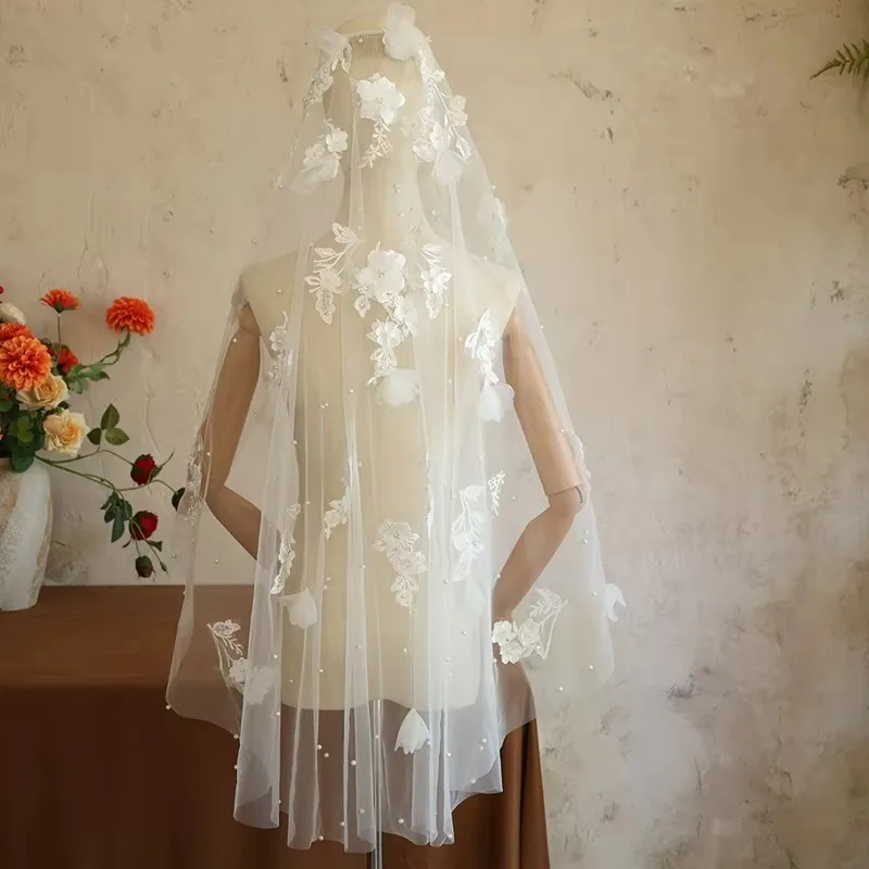 elegant-sequin-lace-applique-bridal-veil-one-tier-fingertip-length-marriage-veil-wedding-accessories