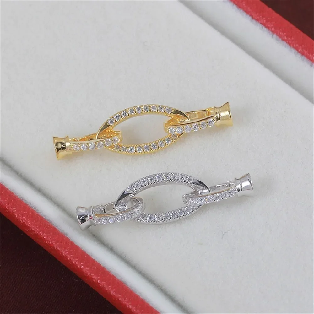 

S925 Sterling Silver Jewelry Clasp for DIY Necklace Bracelet Jewelry Findings Connector Hook 925 Silver Clasps Crafting Supplies