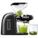 

New Slow Masticating Juicer - Cold Press Machine Whole Fruits & Vegetables - Anti-Clog, Easy to Clean, Wide Chute, Black