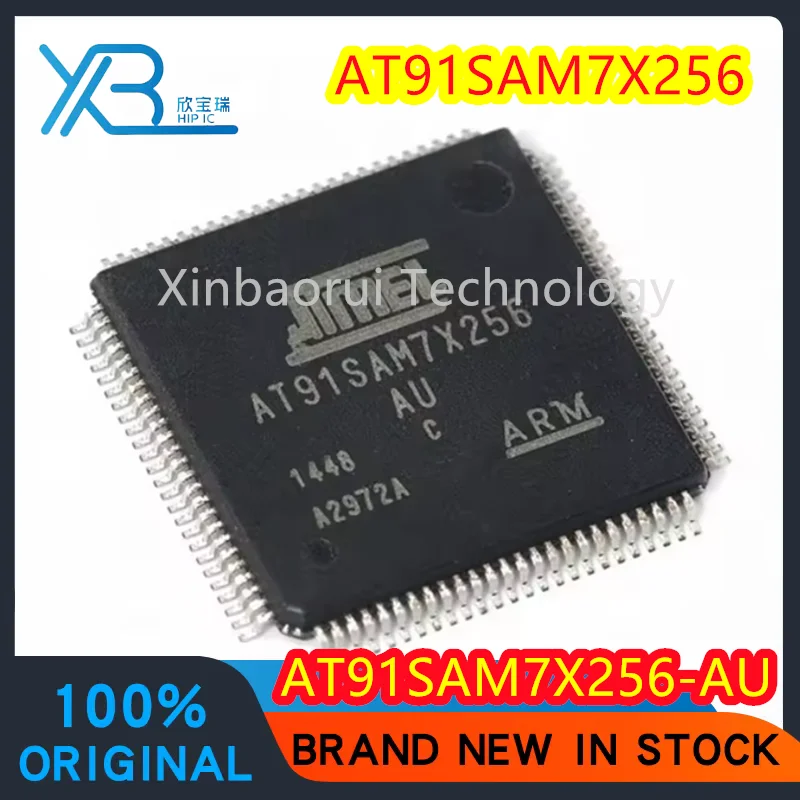 AT91SAM7X256-AU AT91SAM7X256 QFP100 microcontroller chip IC 100% brand new and original Electronics