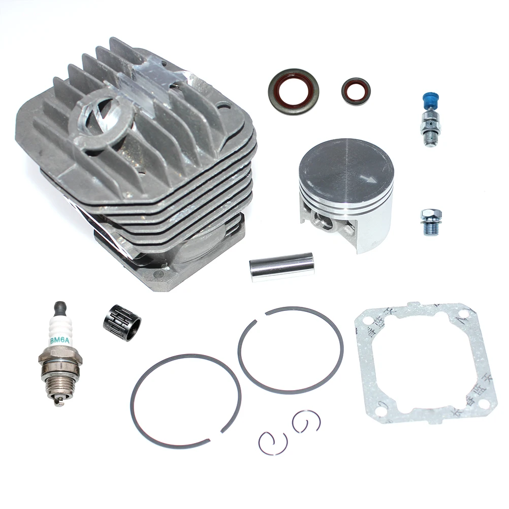 Nikasil Cylinder Piston Kit 50mm With 12mm Pin Fit For Stihl 044 044C 044W 044R MS440 MS440C MS440D MS440N MS440R MS440V