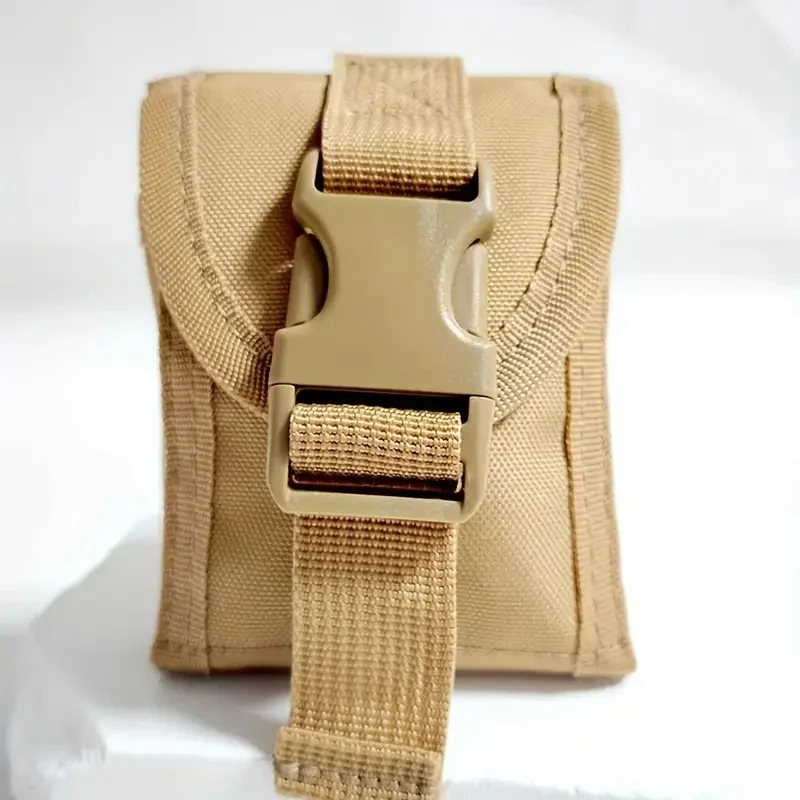 Modular Nylon Organizer: 1-Pack EDC Waist Pack & MOLLE Pouch with Belt. Hand Washable for Outdoor & Tactical Use.