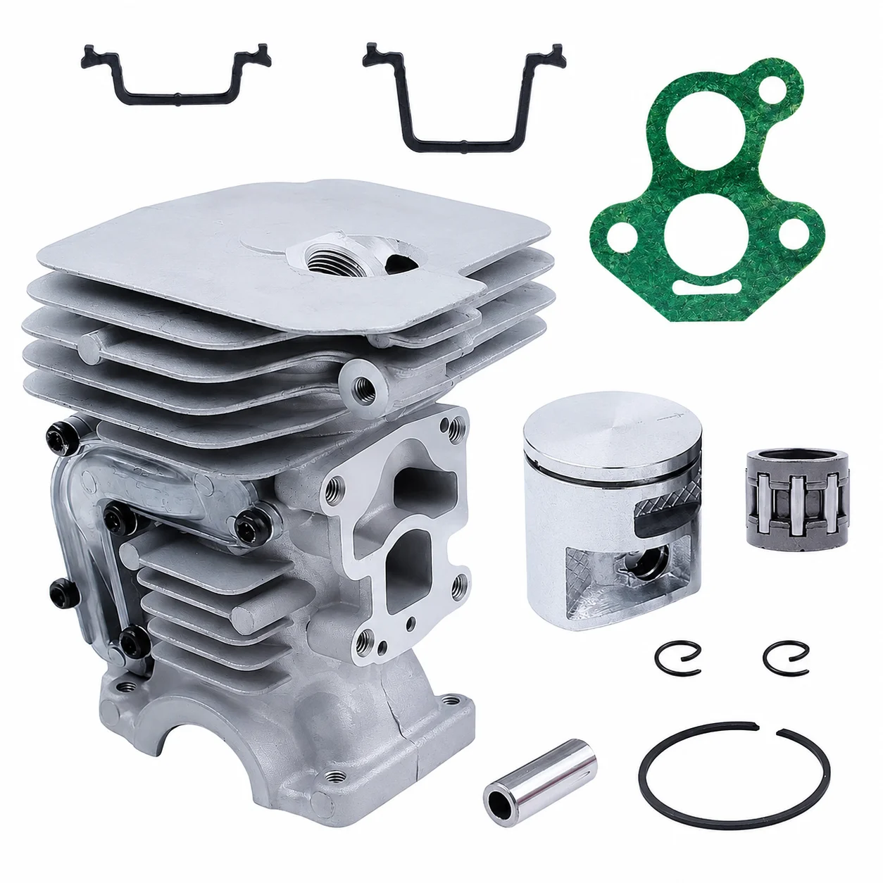 Cylinder Piston Kit 41mm For Husqvarna 435 435E 440 440E 435 II 440 II Jonsered CS2240, Gasket Needle, 504735101 504735105 Parts