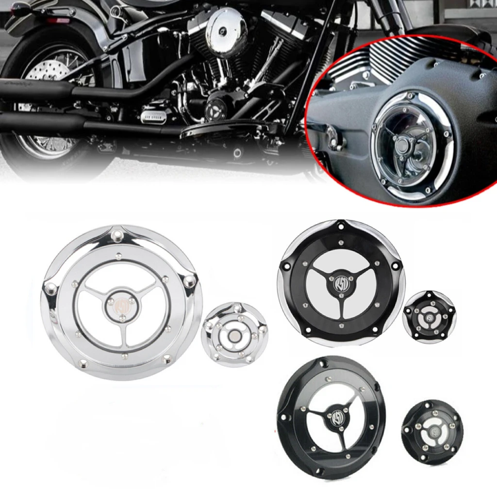 

CNC 5 Hole Derby Timer Cover For Harley Davidson Touring Street Glide Softail Night Train Dyna 1999-2017 Motorcycle Engine Cover