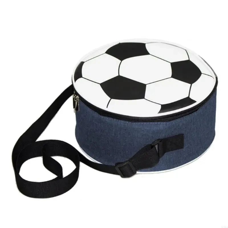 Kreative und lustige isolierte Fußball-Lunch-Tasche für Fußballfans, Männer und Frauen, kühle Lunch-Tasche, Lunchbox, Tragetasche für Schulmädchen – Detail 11