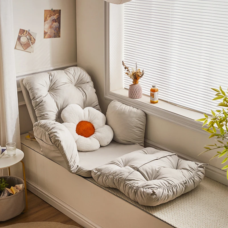 

Bay window chair lazy sofa balcony living room double sofa bed small recliner tatami lounge chair can lie down.