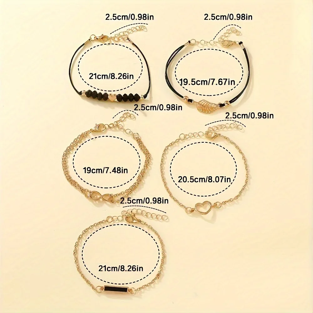 1pc/6pcs - Women's Watch Fashion Rhinestone Ladies Analog Quartz Watches Bracelet Set Girls Clock Gift