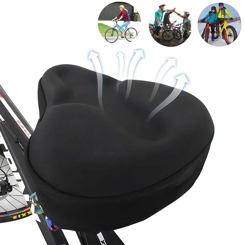 AliExpress GEETHA Universal Gel Bike Seat Cushion Cover Shockproof Comfortable Bicycle Saddle for Electric Road MTB Cycling
