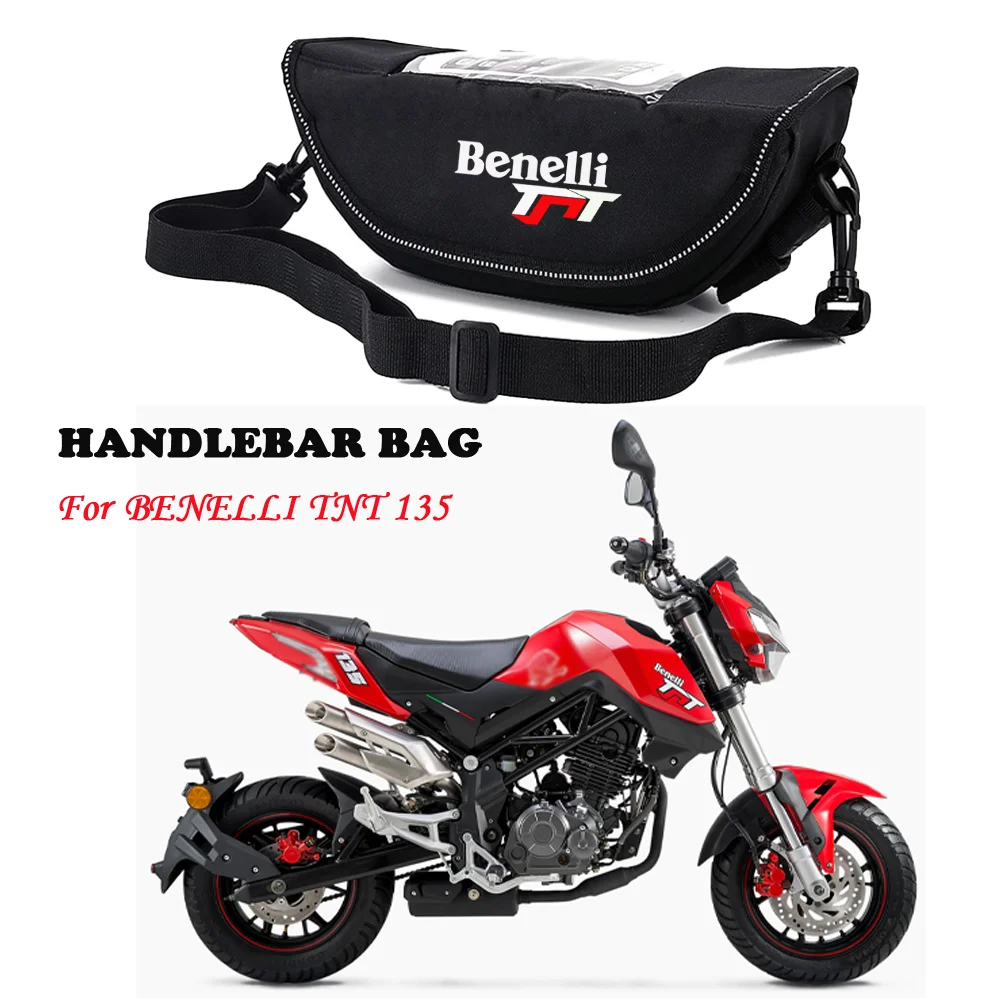 

For BENELLI TNT 135 TNT 25N TRK 502X Dustproof and Waterproof Motorcycle Steering Wheel Navigation Bag