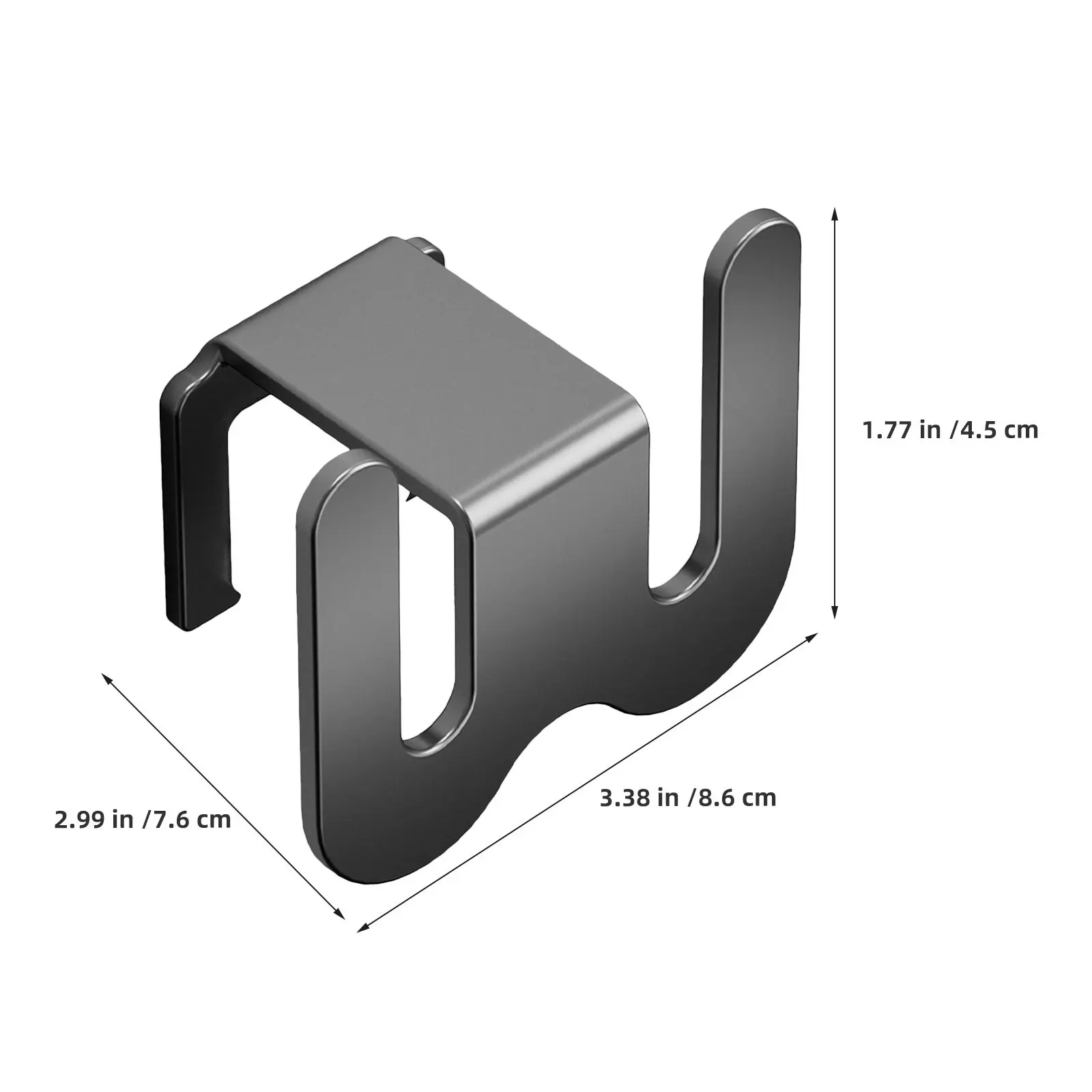 3Pcs Wall Mounted Slipper Rack Bathroom Slipper Holder Space Saving Adhesive Shoe Hanger No Drilling Installation Modern