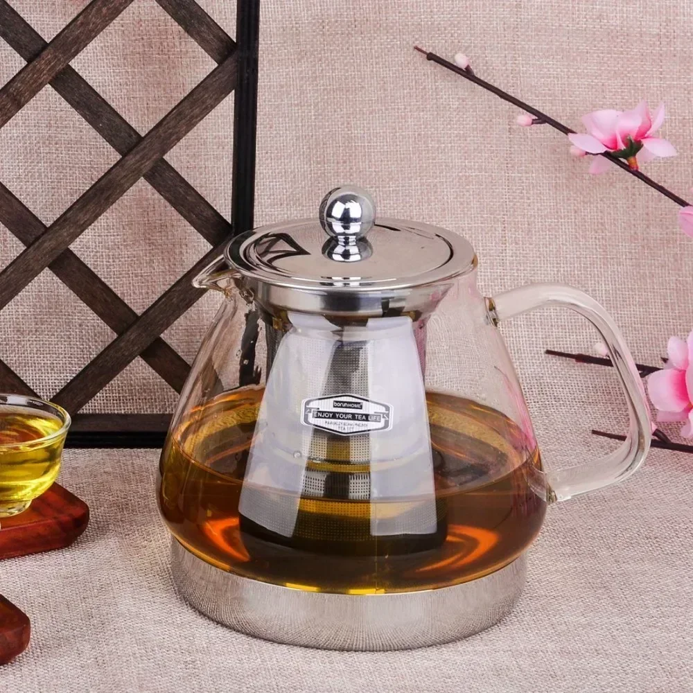 Heat Resistant Glass Teapot Electromagnetic Furnace Multifunctional Teaports Induction Cooker Kettle - view 3
