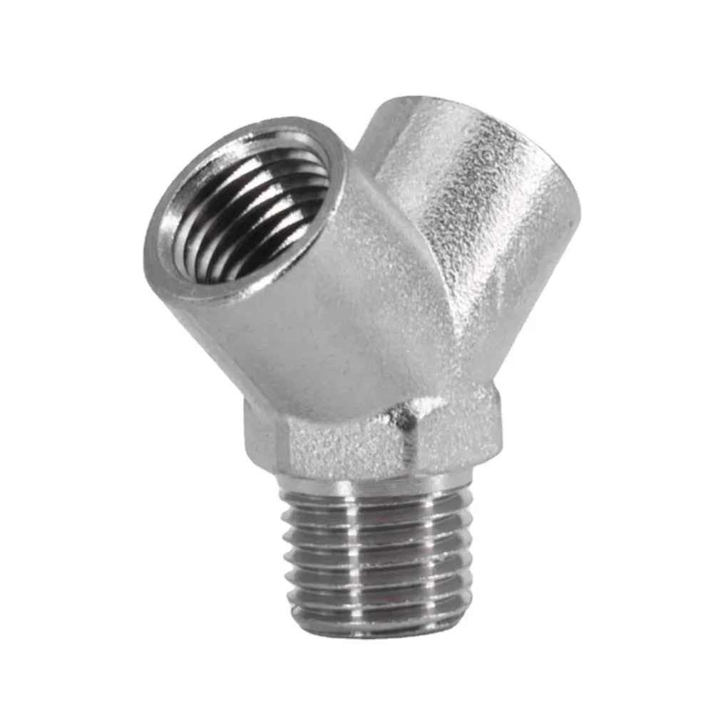 

1/4 "мама-мама-папа Y-образный латунный никелированный фитинг для труб, соединитель, сантехнический адаптер, вода, газ, топливо, сад