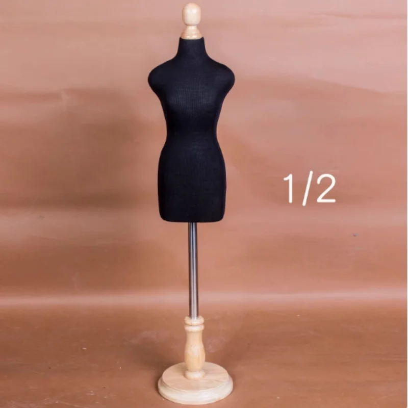 

Mannequin Body Female,Clothes Dummy Mini 1:2 1:3 1:4 Scale Teaching Foam Plastic Manikin Disk Base, Can Pin C416H