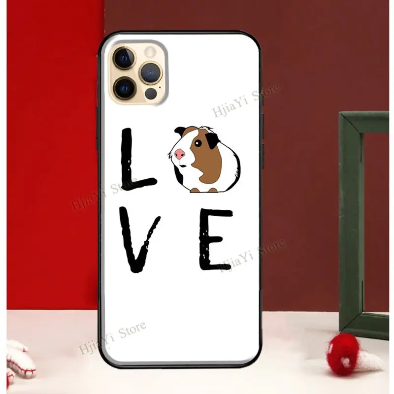 Cute Animals Guinea Pig For iPhone 13 12 Pro Max Mini Cover Phone Case For iPhone 11 14 Pro Max XS X XR 7 8 Plus SE