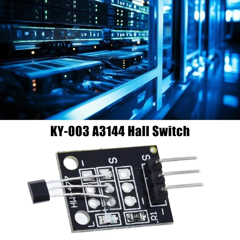 77JC A3144 High Sensitivity Hall Switches IC Module For Intelligent Car Applications